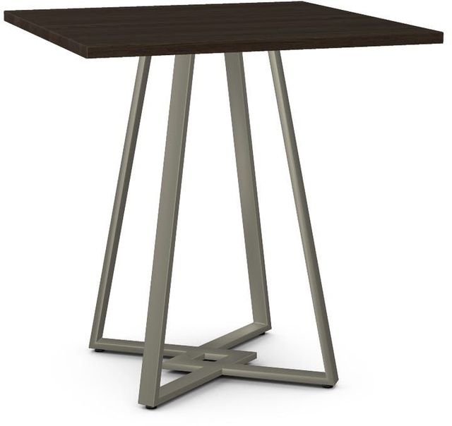 Amisco Customizable Dirk Solid Ash Square Counter Height Table -0