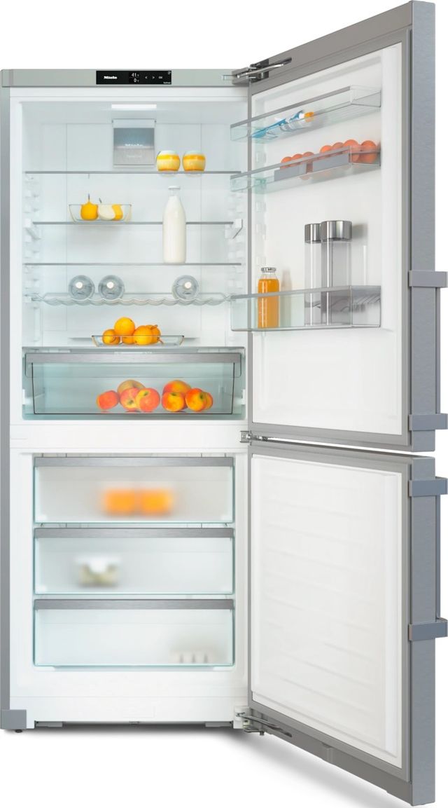 Miele 30" Stainless Steel Counter Depth Bottom Freezer Refrigerator-3