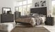 Signature Design by Ashley® Paxberry 5-Piece Black King Panel Bed Set-5