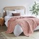 Olliix by Madison Park Chenille Chunky Knit Blush Throw-3