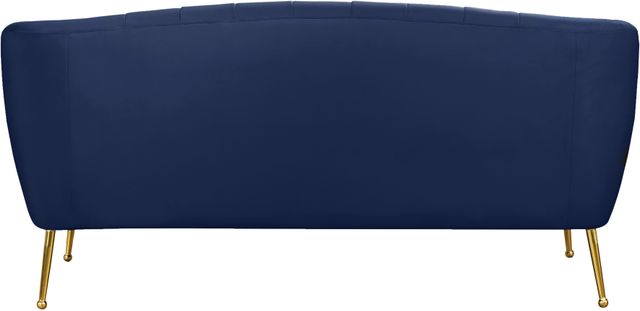 Meridian Furniture Tori Navy Velvet Loveseat-2