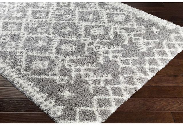 Surya Cloudy Shag Taupe 5'x7' Area Rug-1