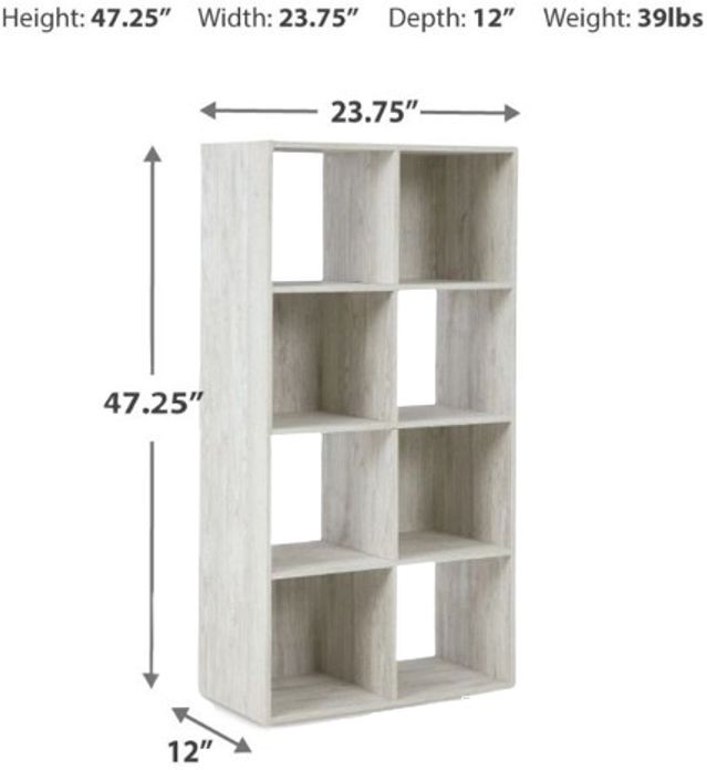 Signature Design by Ashley® Paxberry Whitewash Eight Cube Organizer-1