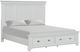 New Classic® Home Furnishings Jamestown White Queen Panel Storage Bed-0