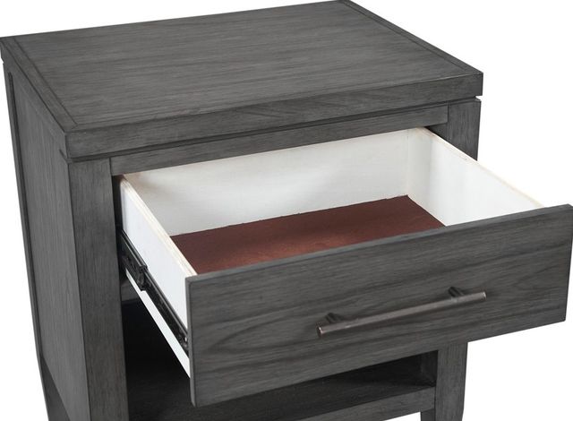 aspenhome® Preston Urbane Gray 1-Drawer Nightstand-2