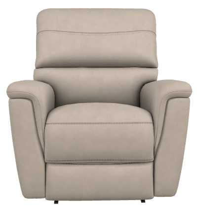 La-Z-Boy® Ava Ivory Leather Power Wall Recliner with Headrest and Lumbar-1