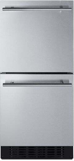 Summit® 1.7 Cu. Ft. Stainless Steel Under The Counter Refrigerator 