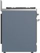 Ilve® Majestic III 30" Blue Grey Freestanding Dual Fuel Natural Gas Range with Triple Glass Door and Burnished Trim-4