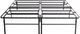 Malouf® Structures™ 18" Highrise HD King Bed Frame-0