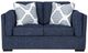 Benchcraft® Evansley Navy Loveseat-1