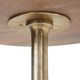 Renwil® Sparta Light Brown Accent Table with Antique Brass Base-4