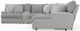 iAmerica Shelby 6pc Moonstruck Grey Power Reclining Sectional-4