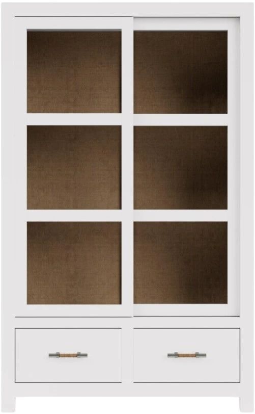 Riverside Furniture Rosalie White Caps Display Cabinet-2