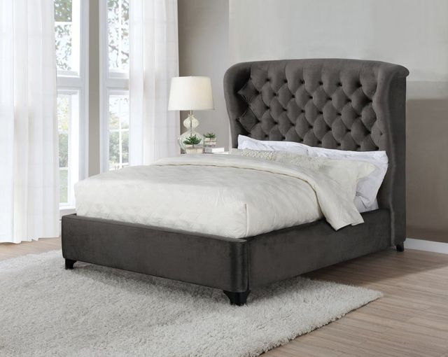 Coaster® Graydon Chocolate Eastern King Bed-1