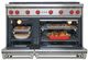 Wolf® 48" 8-Burners Stainless Steel Pro Style Liquid Propane Gas Range with Infrared Griddle -3