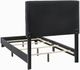Coaster® Mapes Charcoal Twin Upholstered Bed-1