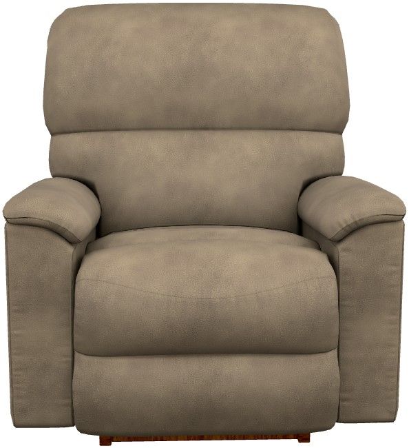 La-Z-Boy® Brooks Mushroom Power Rocking Recliner with Headrest and Lumbar-1
