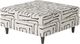 Fusion Furniture Durango Fossil Ebony Cocktail Ottoman-0