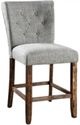 Furniture of America® Schoten 2-Piece Antique Dark Oak/Gray Counter Stool Set-0