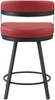 Homelegance® Crowley Red Counter Swivel Chair-4