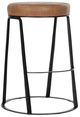 Classic Home Sawyer Black/Chestnut Brown Counter Stool-0