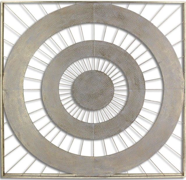 Classy Living Brown Target Wall Decor-0