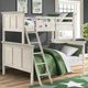 Intercon San Mateo Rustic White Youth Twin/Full Bunk Bed-1
