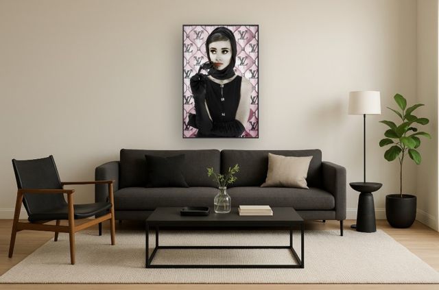 Classy Living Dramatic Audrey on LV Wall Art-1
