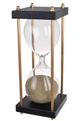 A & B Home Brown/Gold/Black Sand Hourglass-0