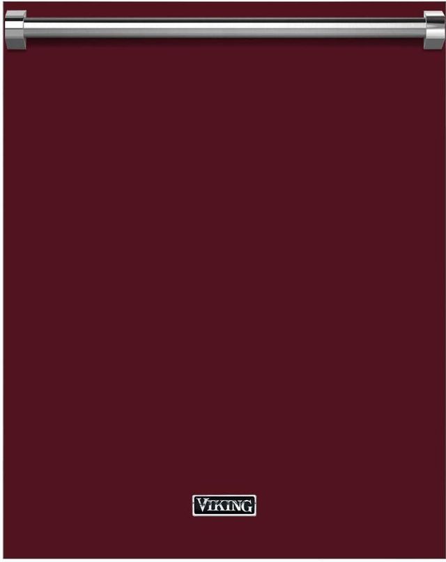 Viking® 5 Series Burgundy Professional Dishwasher Door Panel-0