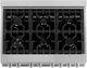 ZLINE Legacy 36" Satin Stainless Steel Pro Style Dual Fuel Range with Griddle-2