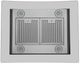 Hauslane Chef Series 36" Stainless Steel Island Range Hood with Dual Control Panel-3
