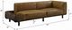 ACME Furniture Blanca Chestnut/Rustic Oak Leather Sofa-2