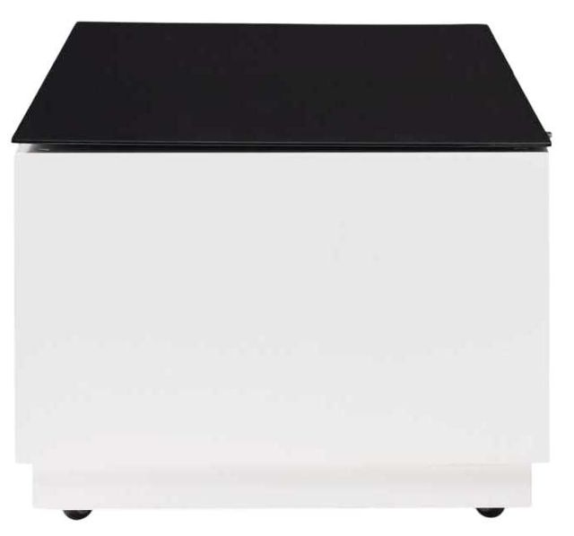 Signature Design by Ashley® Gardoni Black Coffee Table with White Base-2