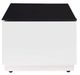Signature Design by Ashley® Gardoni Black Coffee Table with White Base-2