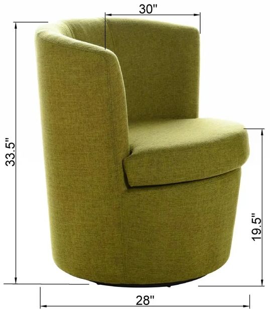 Stylecraft Dann Foley Lifestyle Lemongrass Swivel Chair-1