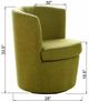 Stylecraft Dann Foley Lifestyle Lemongrass Swivel Chair-1