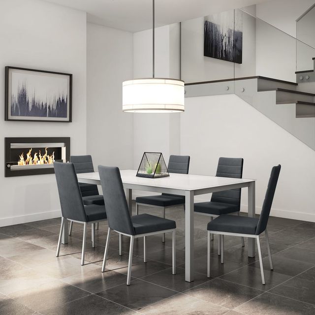 Amisco Customizable Bennington 72" Italian Porcelain Dining Table-3
