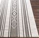 Surya Eagean Charcoal/Off-White 4'x6' Area Rug-1