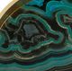 A & B Home Livonia Blue Swirl Round Tray-3