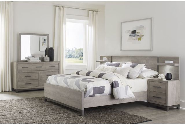 Homelegance® Zephyr Gray Queen Panel Bed-2