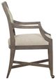 Fairfield® Customizable Rocco Dining Arm Chair with 2 Casters-2