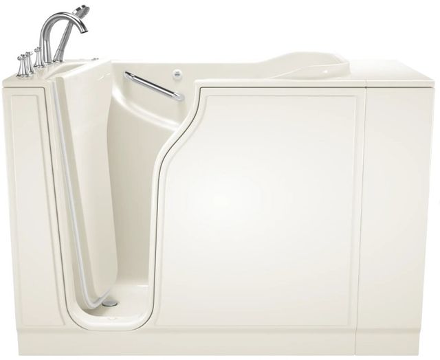 American Standard Gelcoat Linen 30” x 52” X 42" Walk-In Bathtub with Air Spa System - Left-Hand Door and Drain-0