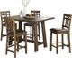 Steve Silver Co. Saranac 5-Piece Mocha Counter Height Dining Set-0