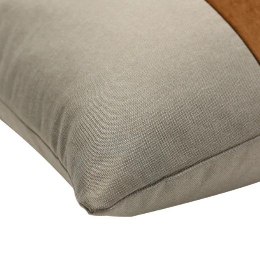 StyleCraft Dann Foley Lifestyle Brown/Gray 24"x24" Throw Pillow-3