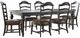 Liberty Furniture Paradise Valley 7-Piece Saddle Brown/Tobacco Trestle Dining Set-0