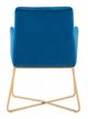 Zuo® Honoria Blue and Gold Arm Chair-3