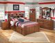 Signature Design by Ashley® Barchan 2-Piece Medium Brown Full Bookcase Bed Set-4