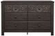 Signature Design by Ashley® Paxberry 4-Piece Black Queen Panel Bed Set-2