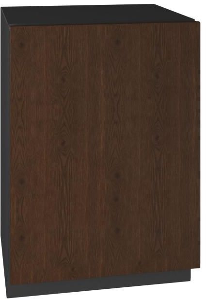 U-Line® Seamless Collection 24" 4.9 Cu. Ft. Panel Ready Dual-Zone Wine Refrigerator with Solid Door-1